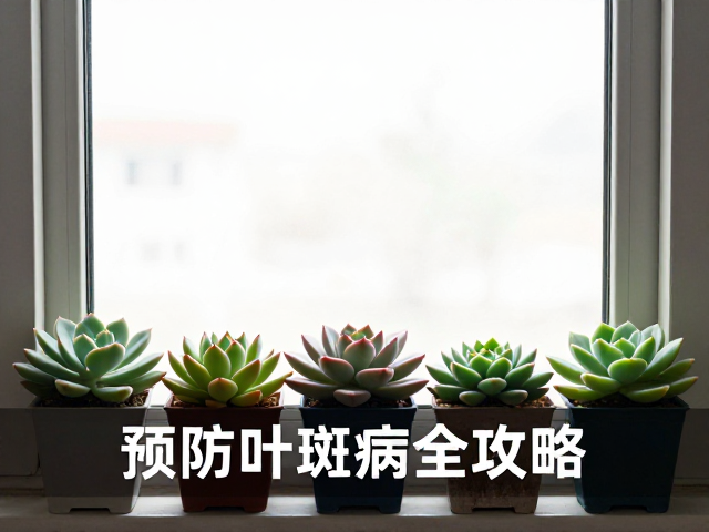 室内养多肉要开窗？换季逐步增光，预防叶斑病全攻略