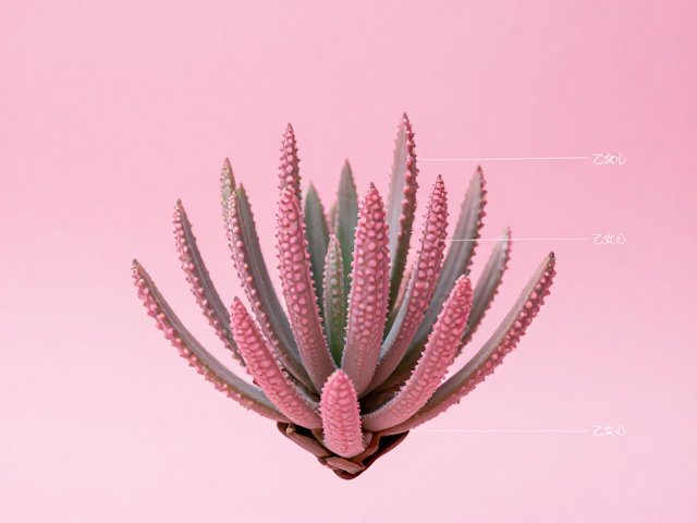 粉色系多肉乙女心高大型造型解析，管状叶与疣点凸起特征分辨