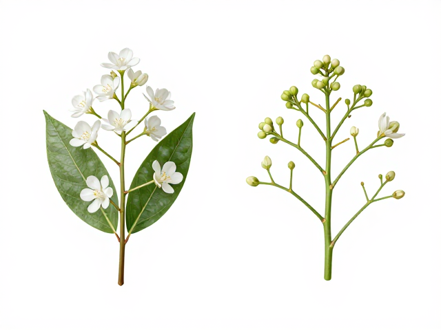 花序分枝的生长规律与形态特点