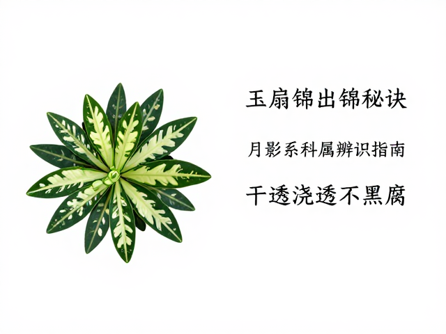 玉扇锦出锦秘诀，月影系科属辨识指南，干透浇透不黑腐