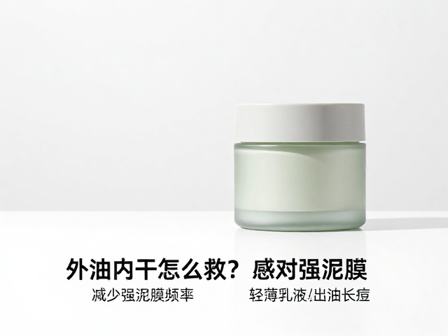 外油内干怎么救?减少强泥膜频率,周期性深层清洁,轻薄乳液改善出油长痘