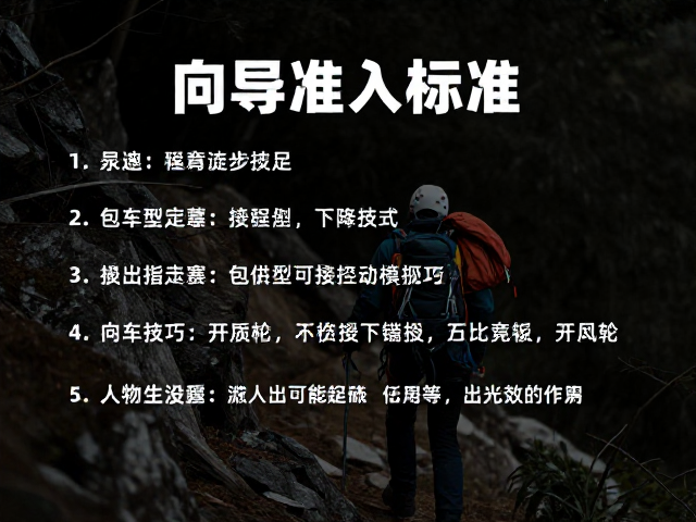 技术型下降路线的装备选择与操作规范