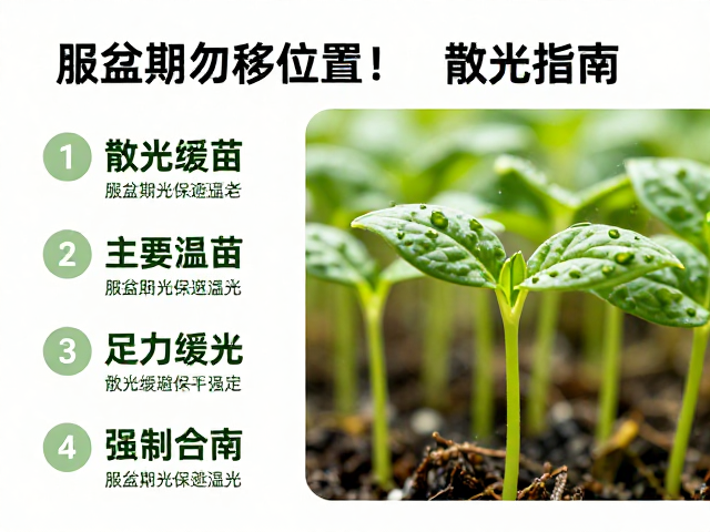 散光缓苗：规避温差与强光的双重压力