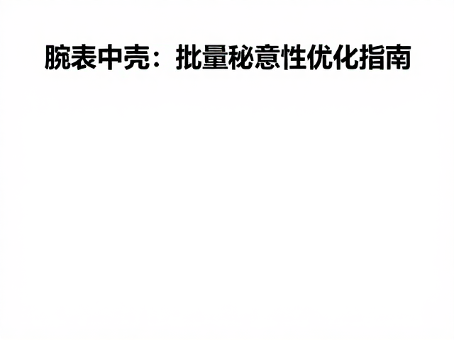 批量生产中的稳定性控制与过程监控