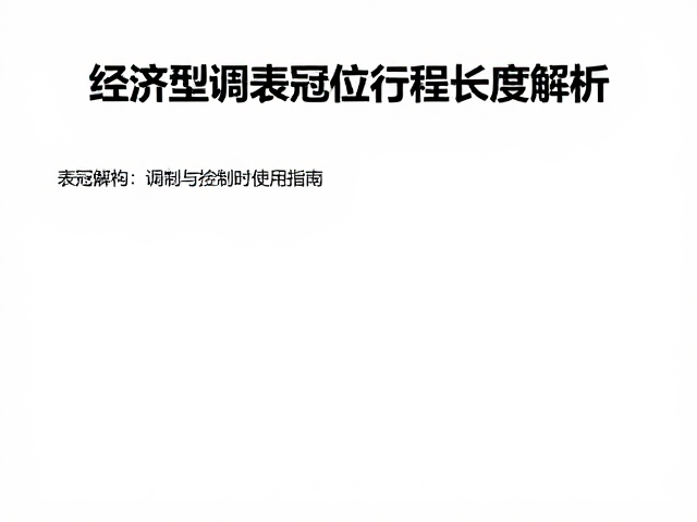 选购指南中关于表冠结构与功能的考量维度
