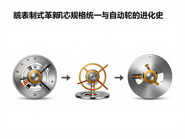 自动陀的形态进化：从单向摆动到360度旋转