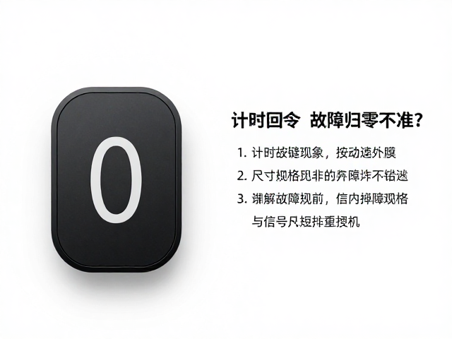 常见故障现象与信号逻辑分析