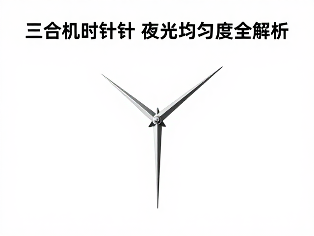 三针机芯专用时针选购，针轴匹配与夜光均匀度全解析