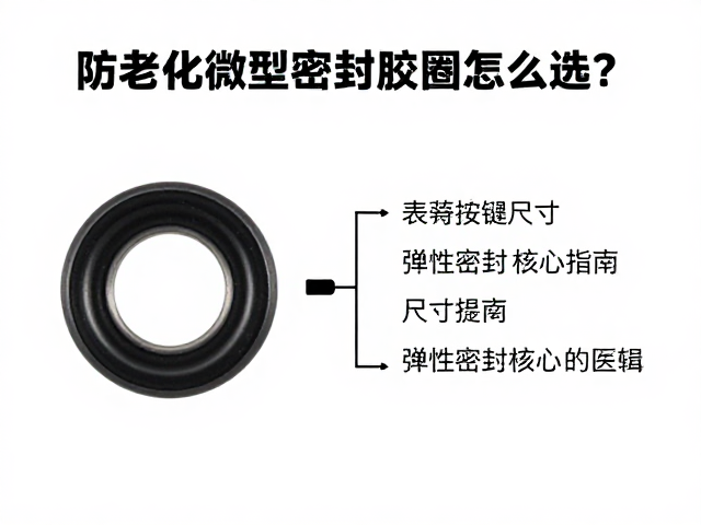 防老化微型密封胶圈怎么选？匹配表壳按键尺寸与弹性密封核心指南