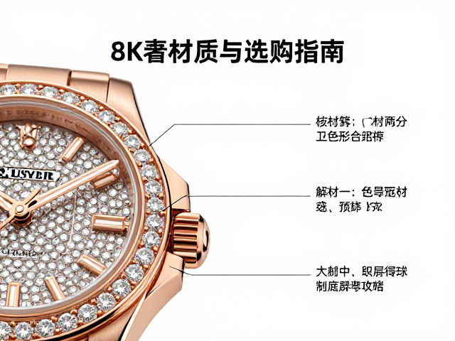 18K玫瑰金镶嵌钻石，奢华腕表核心材质解析与选购指南