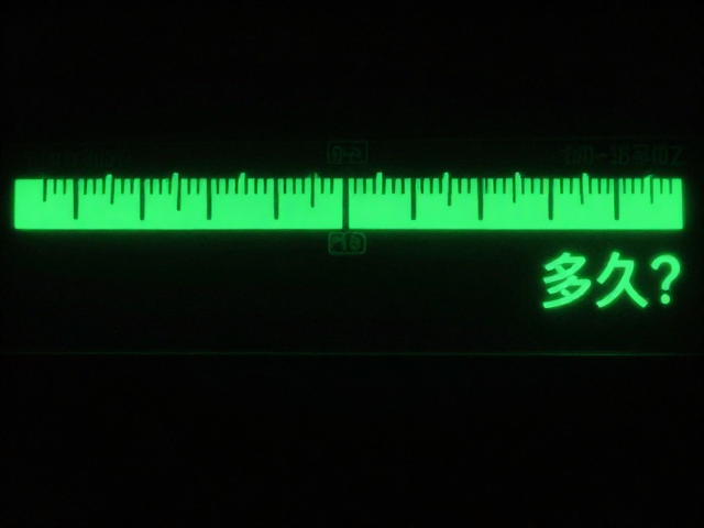 环境光源强度与余辉持续时间的关联分析