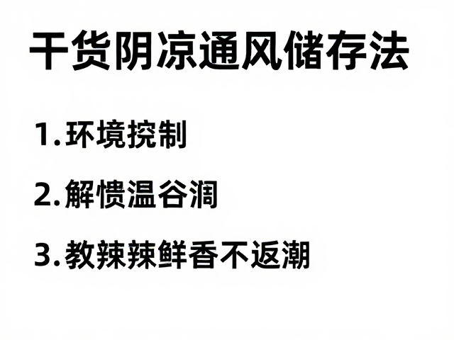 环境控制:温湿度与空气流通的核心逻辑