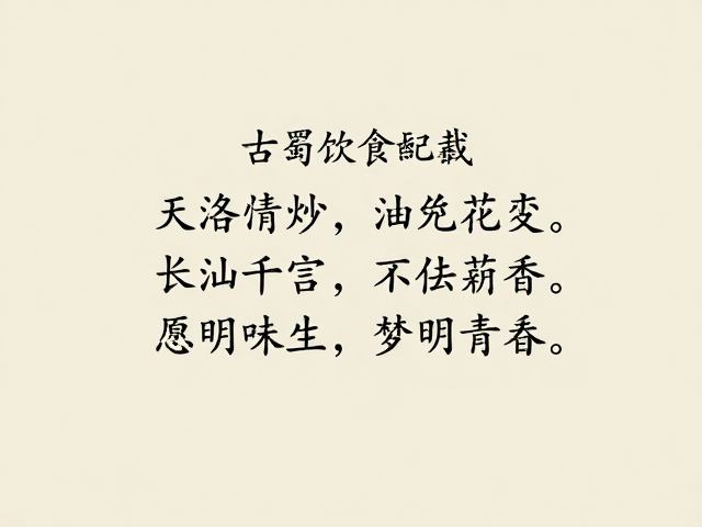 七绝体裁下的味觉修辞