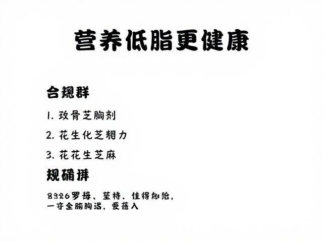 创新烹饪方式与花生芝麻的精准控量