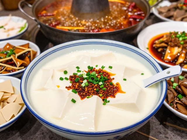 乐山豆腐脑与火锅的味觉共鸣