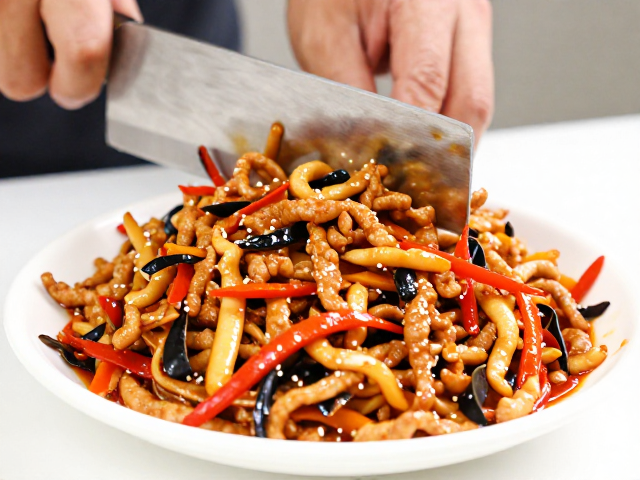 码味前的食材预处理与刀工标准