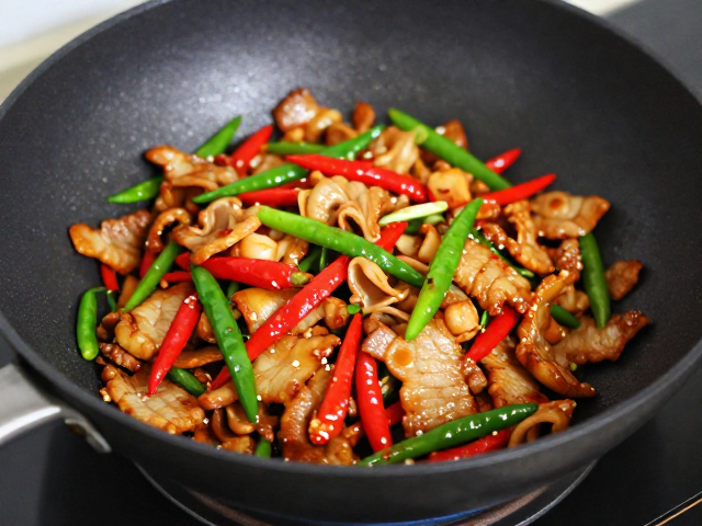 家常低脂回锅肉的清爽转化