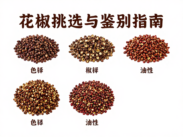 外观形态鉴别:色泽、颗粒与油性