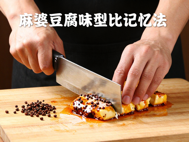 麻婆豆腐味型配比记忆法，结合基础刀工实操，做出口感正宗川菜