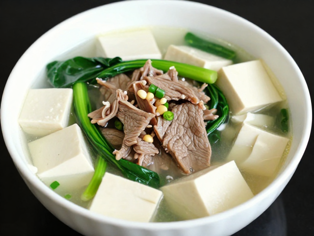 豆花牛肉的嫩滑处理与火候掌控