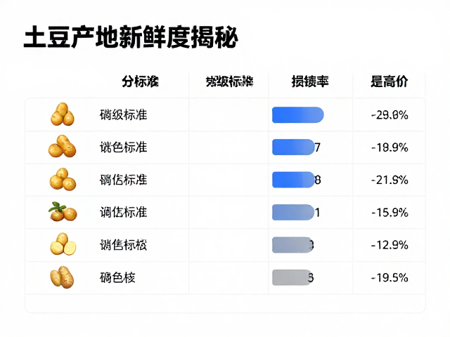 分级标准与损耗率的成本构成