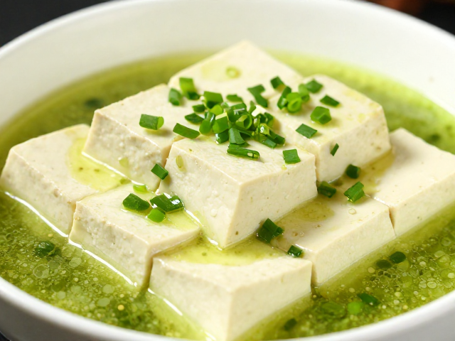 椒麻豆腐宴菜做法，低脂高蛋白，清爽开胃的宴席佳肴推荐