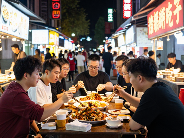 玉林路与建设路的烟火气碰撞