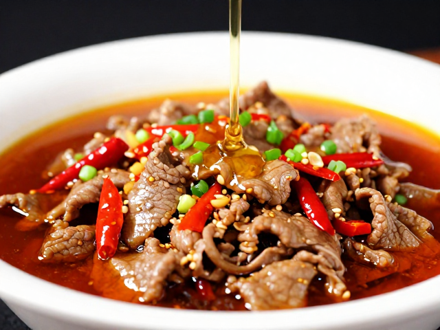 烹制与浇油:激发食欲的瞬间