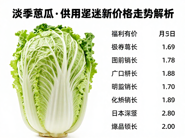 大白菜价格运行逻辑与数据表现