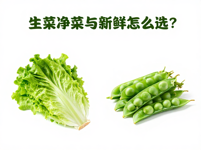 生菜净菜与豌豆尖的新鲜度甄别逻辑
