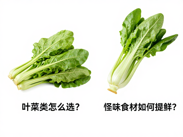 叶菜类搭配的视觉与口感平衡
