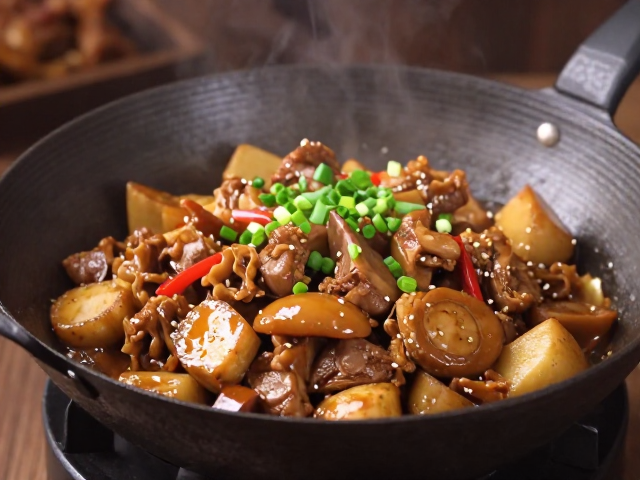 主食材处理与煸炒火候的掌控
