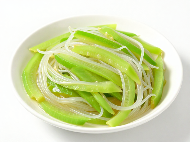 莴笋快炒与成品组装