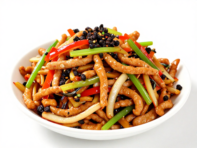 火候掌控：肉丝嫩滑与配菜爽脆的二重奏