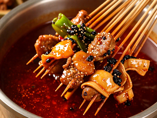 豆豉串串香与回锅肉制作