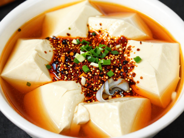 乐山豆腐脑的灵魂在于红油与佐料的交响