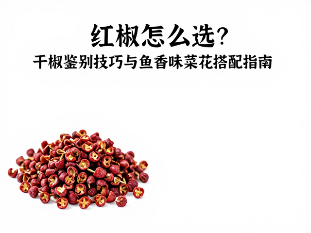 红花椒的感官鉴别与产地特征