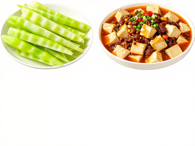 泡椒青笋与家常麻婆豆腐，两道开胃下饭神菜的做法详解