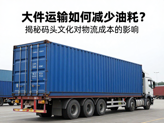 大件运输的能耗优化策略