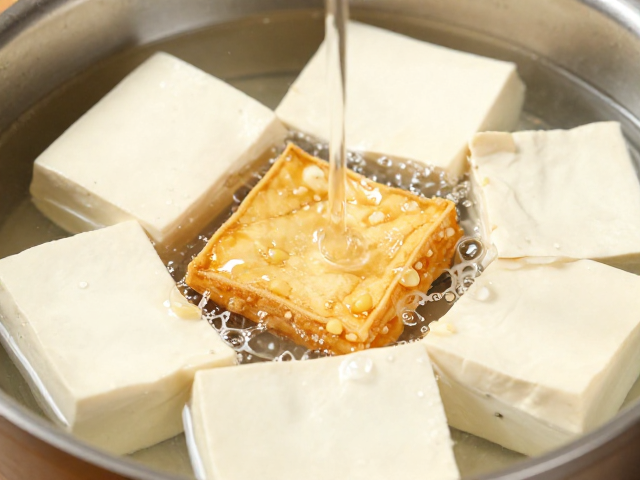 豆腐焯水去豆腥的科学原理与操作细节