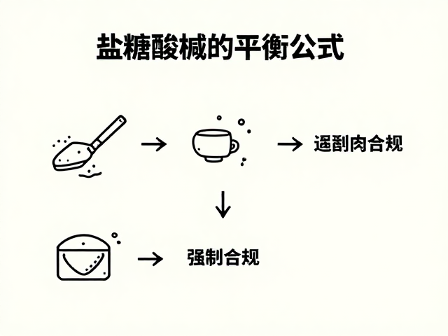 味型的数学：盐糖酸碱的平衡公式