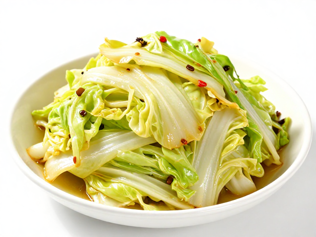 素菜入味：椒麻手撕包菜的清爽搭配