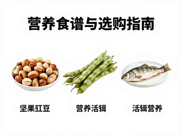 坚果豇豆鱼类活鲜的营养互补逻辑