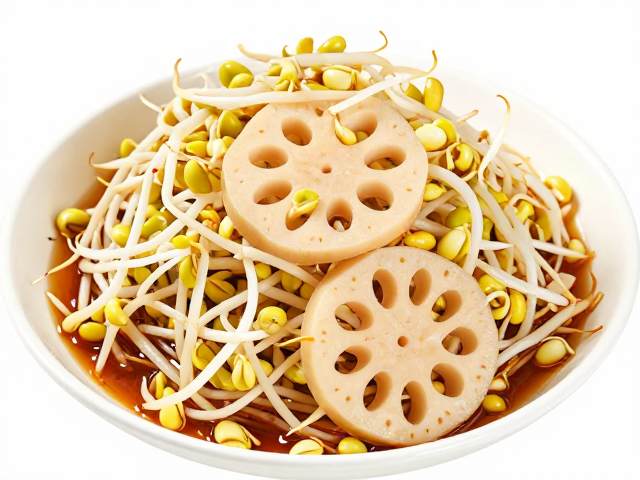 经典蒜香醋汁拌豆芽