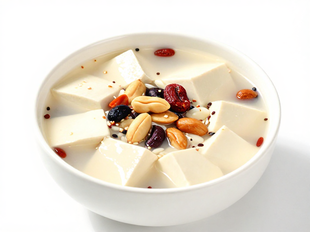 低盐版健康食谱：杂粮坚果豆腐羹