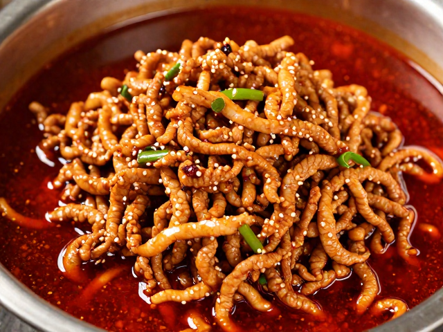 秘制底料调配与肉丝上浆技巧，拌出色香味俱全的美味佳肴