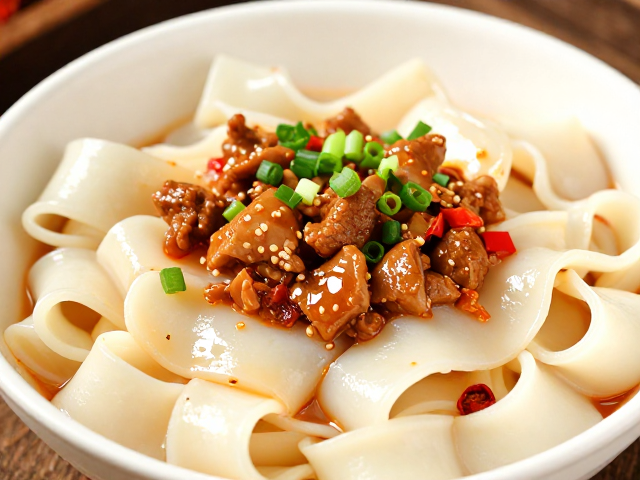 乐山甜水面里的肉类滑嫩秘诀