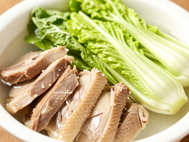 贡菜与鸭肉的风味互补逻辑