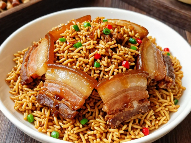 粉蒸肉的垫底哲学与米香融合