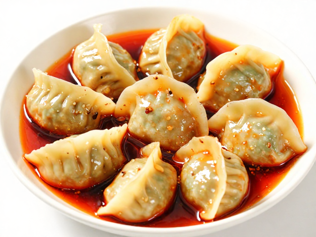 钟水饺的灵魂在于红油与复合酱料